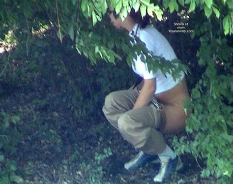 Shaved Pussy Make Pee In Forest April 2003 Voyeur Web