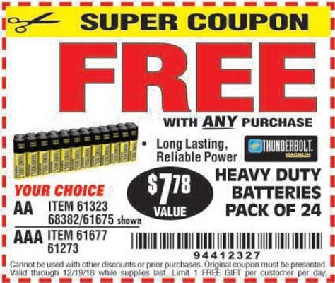 thedesign warehouse harbor freight battery coupon