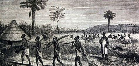 er werd ook aan slavenhandel gedaan deze moesten  werken op akkers tot de dood  africa
