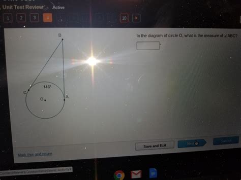 In The Diagram Of Circle O What Is The Measure Of Abc