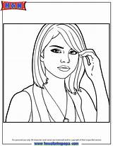 Coloring Selena Gomez Pages Portrait Drawing Quintanilla Printable Gif Celebrity Color Colouring Drawings Popular Draw Template Choose Board 29kb sketch template