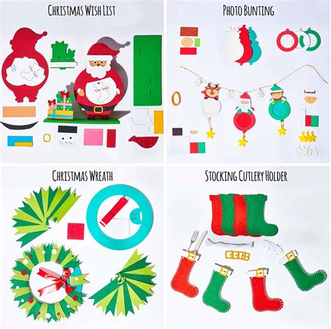 fun kids christmas craft kits diy thought