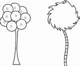 Truffula Lorax Tree Coloring Trees Clipart Bonus Pages Prim Digi Pear Dr Seuss Outline Printable Color Fringe Beyond Okay Svg sketch template