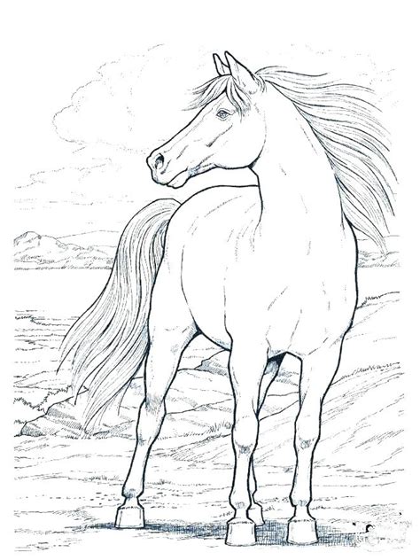 galloping horse coloring pages  getcoloringscom  printable
