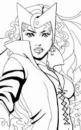 Wanda Maximoff Scarlet Witch Yaoi sketch template