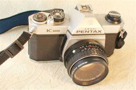 pentax camera with bag and supplies asahi k1000 vintage 35mm etsy
