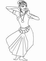 Coloring Pages India Countries Dance Dancer Kathak Around Indian Printable Book Dancing Kids Drawings Color Print Drawing Children Coloringpagebook Easy sketch template