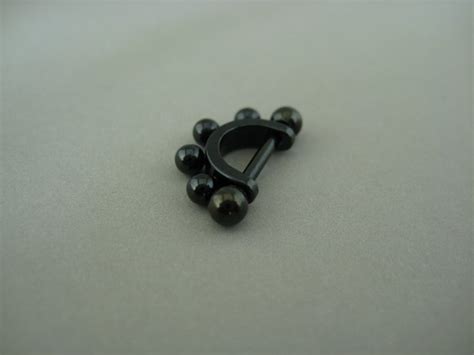 Cartilage Ear Piercing Earring Jewelry Cool Black Drops Earrings