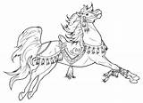 Coloring Horse Pages Draft Popular sketch template