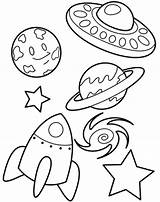Space Coloring Pages Colouring Printable Print Sheets Kids Color Preschool Theme Sheet Outer Template Preschoolers Vbs Shapes Craft Planets Google sketch template