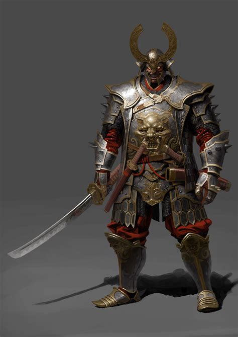 artstation samurai general wraith  lee kabuto samurai ronin