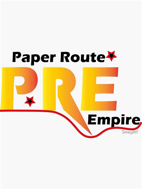 paper route empire sticker sticker  sale  smaylikf redbubble