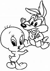Looney Tunes Coloring Pages Printable Baby Cute Print Bunny sketch template
