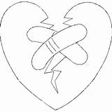 Coloring Pages Broken Heart Hearts Wings Cliparts Library Clipart 2007 Disney Attribution Forget Link Don Pony October sketch template