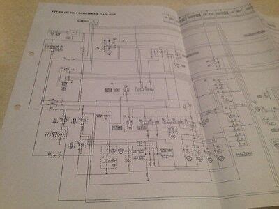 yamaha yzf rs  yzf  diagram wiring diagram schaltplan ebay