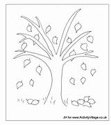 Coloring Tree Pages Leaves Trees Fall Autumn Colouring Falling Winter Coloringhome Bare Color Sheets Collection Kids Popular Library Clipart Automne sketch template