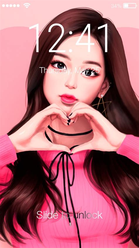 korean girl teen wallpaper kpop cute pink screen  android apk