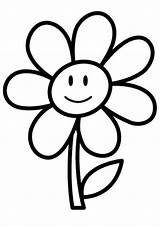 Coloring Pages Flower Kids sketch template