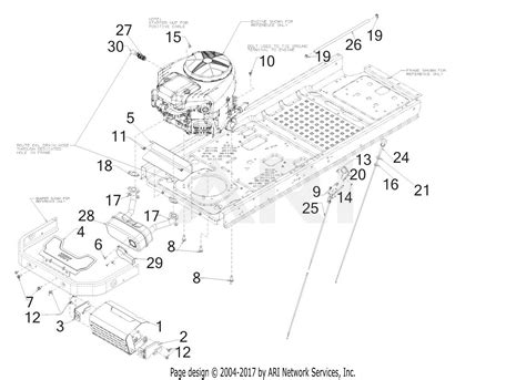 troy bilt ancacz mustang xp  fab  parts diagram  engine accessories