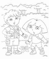 Pages Coloring Diego Print Printable Colouring Go Sheets Colering Dora sketch template