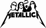 Metallica Bandas Pinball Vaqueros Busca Resultados Branco Templates sketch template