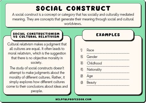 social construct examples