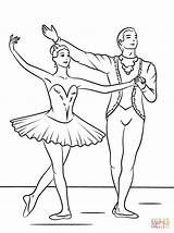 Coloring Pages Printable Ballet Popular sketch template