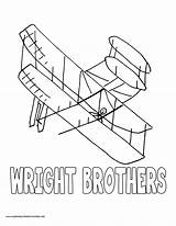 Brothers Wright sketch template