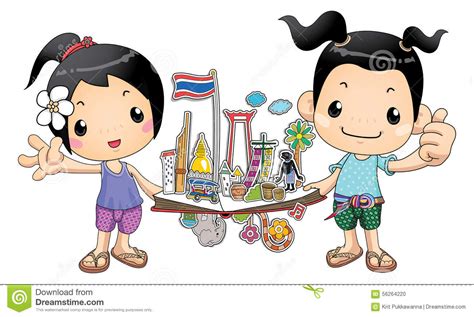 cartoon thai stock illustration illustration  cartoon