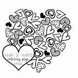 Coloring Pages Heart Adults Printable Awesome Getcolorings Color sketch template