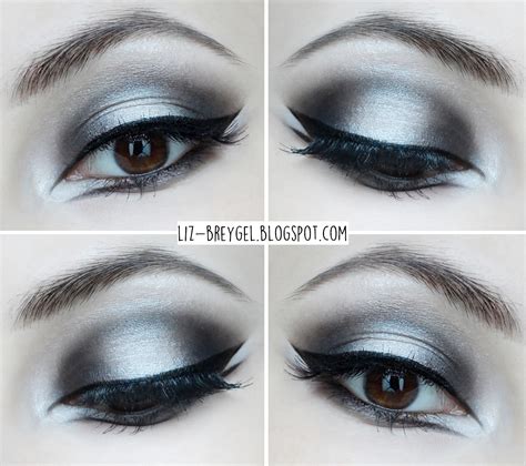 black white silver smokey eye how to do silver smokey eye makeup stylewile