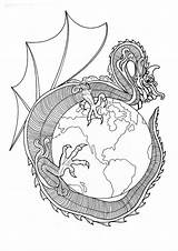 Drachen Drache Feu Hellokids Dragons Ganzes Drago Coloriages Kinderbilder Ausmalen Terra Ausmalbild Farben sketch template