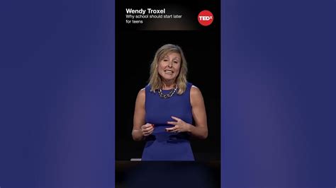 Why School Should Start Later For Teens Wendy Troxel Shorts Tedx