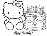 Coloring Happy Birthday Pages Kids Print sketch template