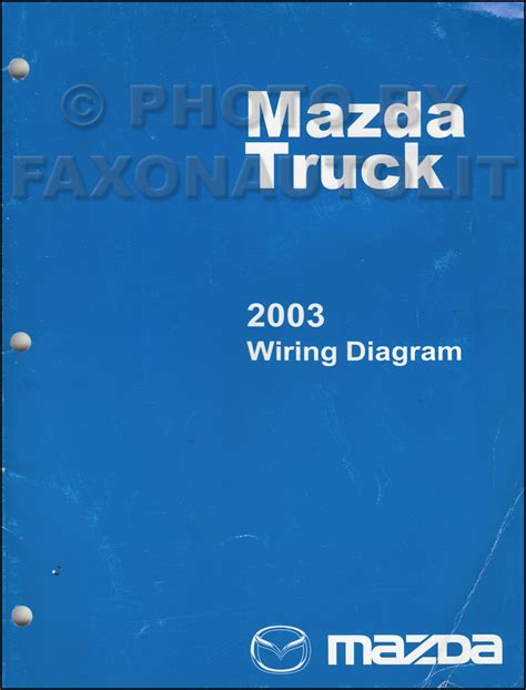 mazda truck wiring diagram manual original