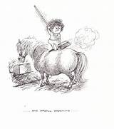 Thelwell Ponies sketch template