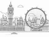 London Coloring Eye Pages Colouring City Drawing Print Template Books Coloringpagesfortoddlers Amazon Book Kids Sketch Fire Great Sheets Color Landmarks sketch template
