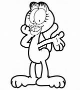 Garfield Arlene Colorironline sketch template