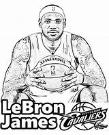 Lebron James Coloring Pages Drawing Harden Printable Sheets Shoes Basketball West Kids Kyrie Irving Colouring Color Cavaliers Player Cleveland Kanye sketch template