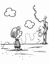 Peppermint Patty Coloring Template Pages sketch template