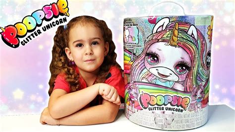 poopsie glitter unicorn full unboxing  review youtube