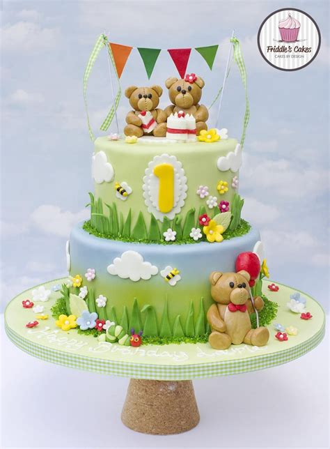 teddy bears picnic birthday cake  birthday cake  teddy bear