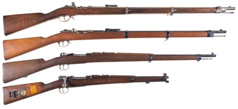 bolt action military rifles rifle firearms auction lot