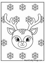 Reindeers Reindeer Cartoon sketch template