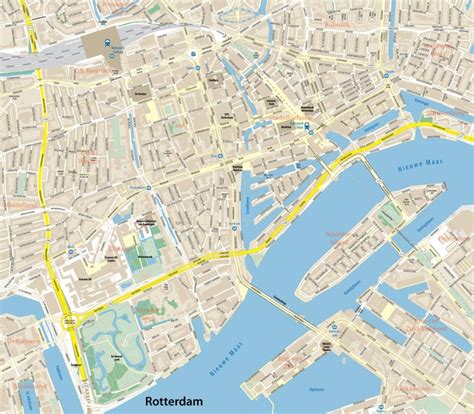 digitale plattegrond van rotterdam centrum