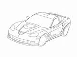 Pages Corvette Coloring Stingray Getcolorings sketch template