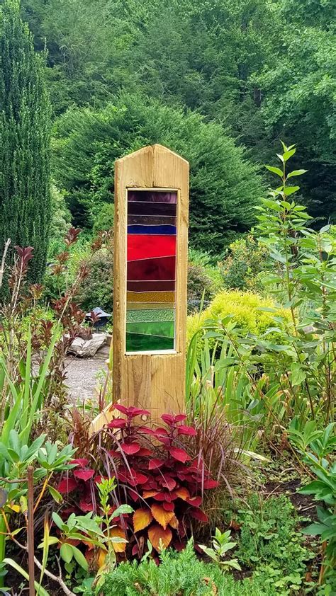Stained Glass Outdoor Sculpture