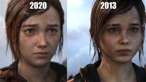 2020 ellie vs 2013 ellie thelastofus2