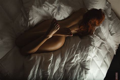 redhead on a bed porn photo eporner