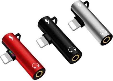 hoofdtelefoon adapter  pin lightning naar  mm jack lightning naar aux bolcom